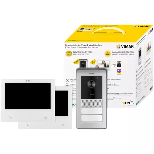 Vimar - K40981 - Κιτ βίντεο-7in TS Wi-Fi 2F IP/2-σύρμα