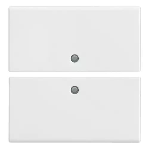 Vimar - R14842 - Two half-buttons 2M w/o symbol white