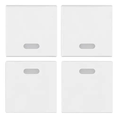 Vimar - R19841.B - Four half-buttons 1M w/o symbol white