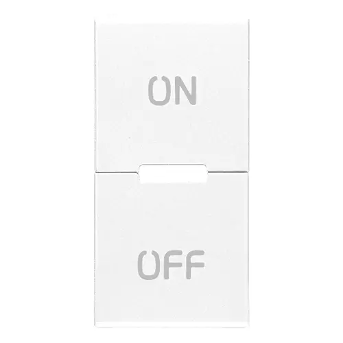 Vimar - R20531.20.B - Button 1M ON/OFF symbols white