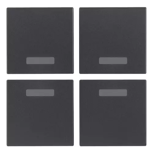 Vimar - R20841 - Quatre demi-boutons 1M s/symbole gris