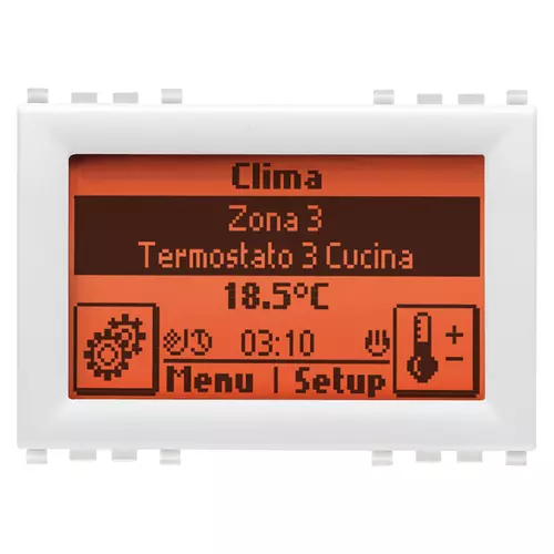 Vimar - R21509.B - Centrale de commande tactile 3M blanc