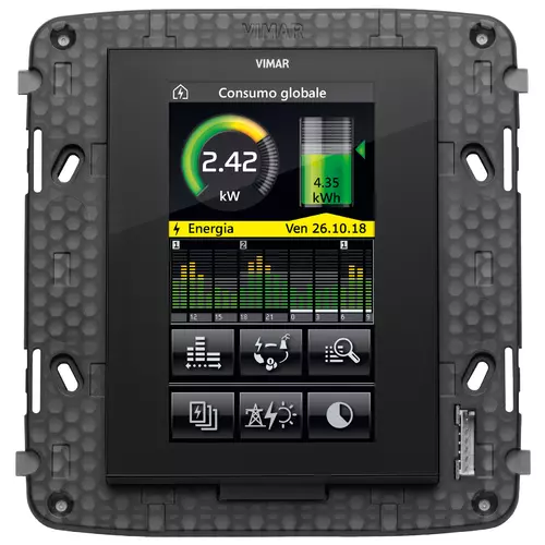 Vimar - R21511.1 - Touchscreen έγχρωμη 4,3in Full Flat γκρί