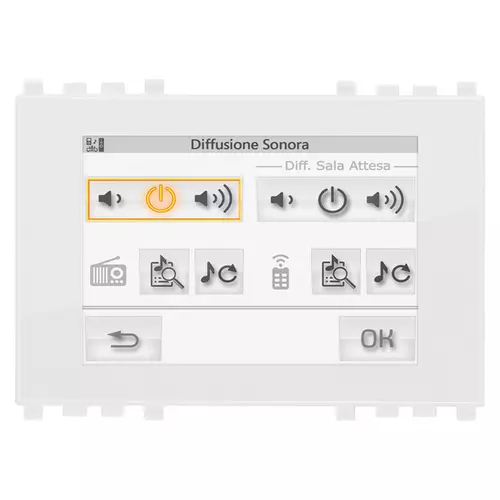 Vimar - R21512.1.B - Touchscreen 3M Full Flat weiß