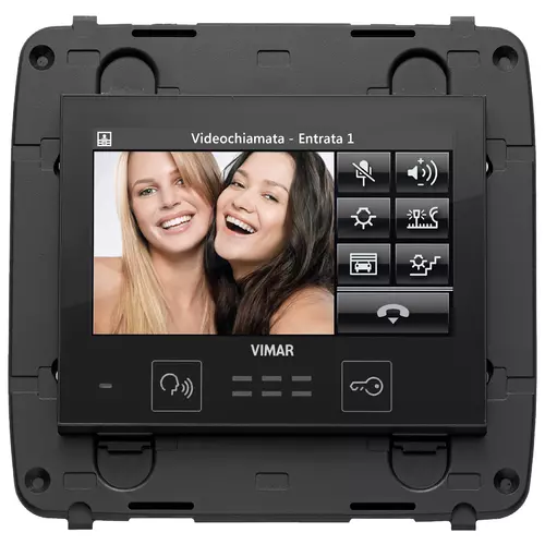 Vimar - R21554 - Vidéo écran tactile 4,3in FullFlat gris