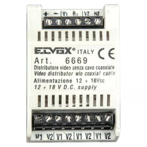 Vimar - R978 - Répartiteur 6669 4 osrties sans coaxial