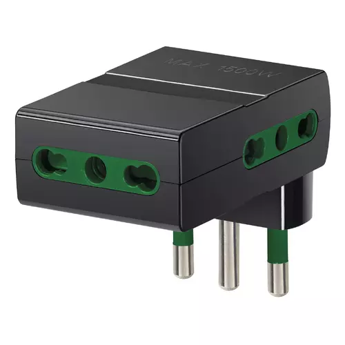 Adattatore multipla S17+4P17/11 nero - VIW 01165: disponibile online da Elmax Adattatore multipla S17+4P17/11 nero - VIW 01165: disponibile online da Elmax