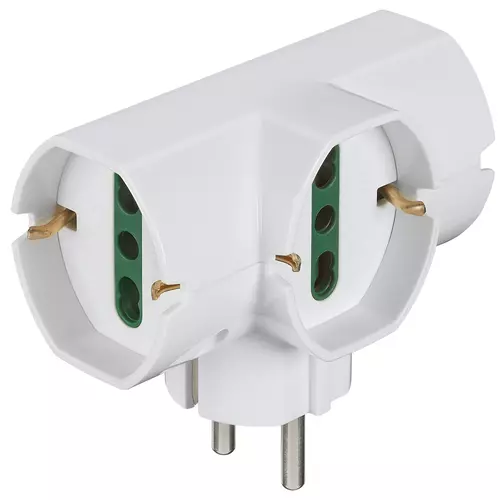 Vimar - RI.00316.B - Adaptador vert. S31+3Universal blanco