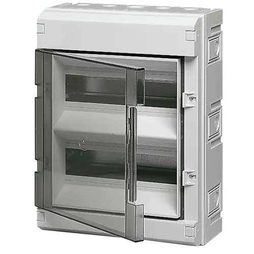 Vimar - V51124 - Coffret en saillie 24M IP55 +porte gris