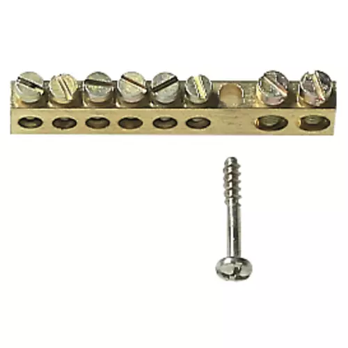 Vimar - V51808 - Brass terminal block 8 holes