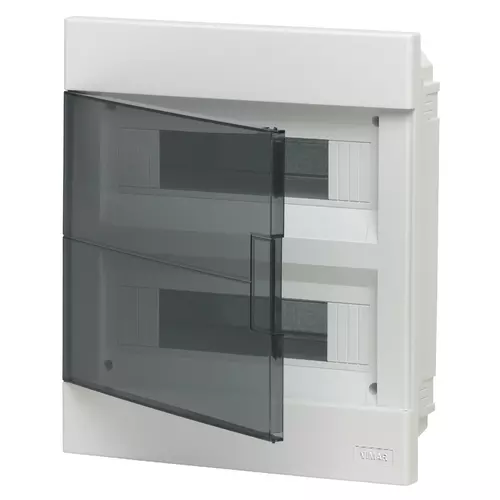 Vimar - V52424 - IP40 flush consumer unit 24M +door white