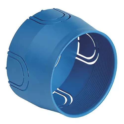 Vimar - V71001 - Flush mounting box ø 60mm light blue