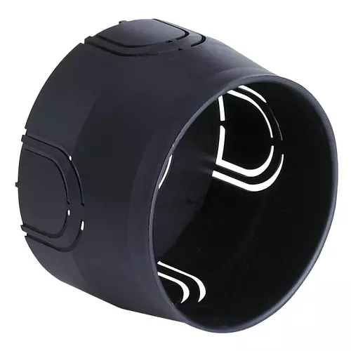 Vimar - V71001.AU - Flush mounting box ø 60mm light black