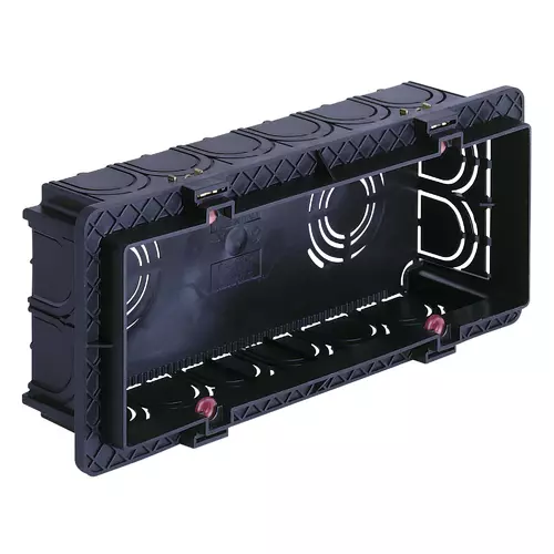 Vimar - V71306.AU - Flush mounting box 6-7M black
