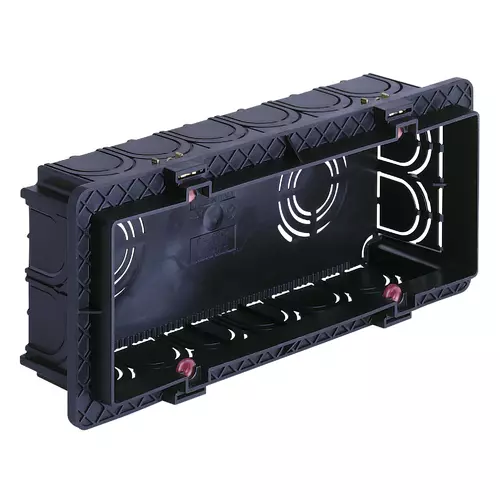 Vimar - V71306.AU - Caja empotrable rectang.6-7M negro