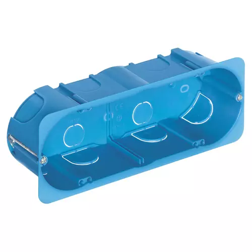 Vimar - V71706 - Flush-mount box 6-7M f/hollow walls blue