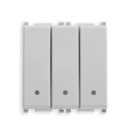 Vimar - 14003.SL - Trois interrupteurs 1P 20AX Silver