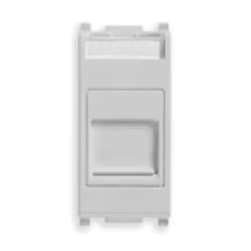 Vimar - 14337.6.SL - Steckdose RJ45 Kat6 UTP+Abdeckung Silver