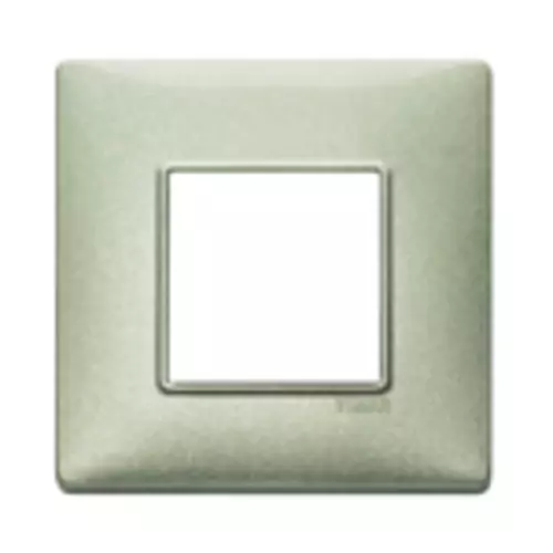 Vimar - 14647.72 - Plate 2M BS techn. metallized green