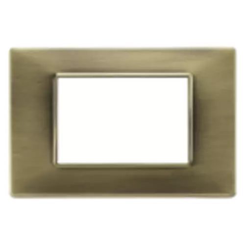 Vimar - 14653.76 - Plate 3M metal antique brass