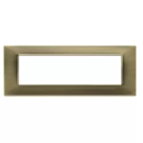 Vimar - 14657.76 - Plate 7M metal antique brass