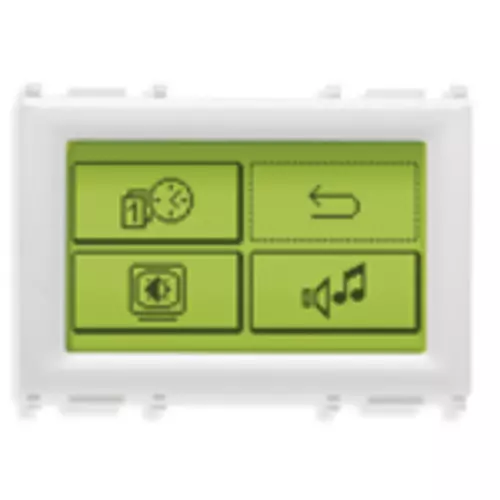 Vimar - 14849 - Monochrome touch screen KNX 3M white