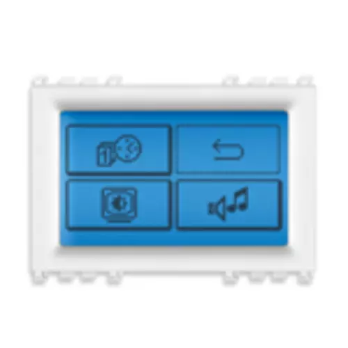 Vimar - 19849.B - Ecran tactile monochrome KNX 3M blanc