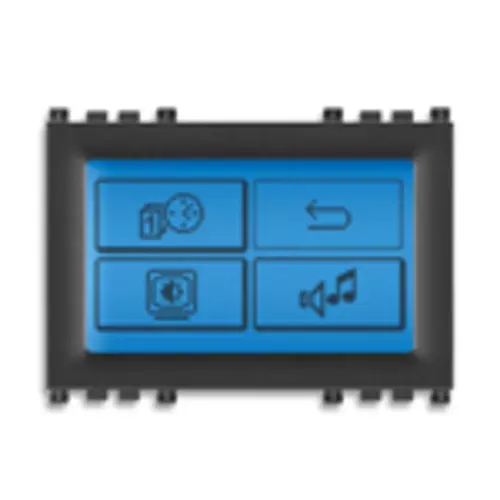Vimar - 19849 - Ecran tactile monochrome KNX 3M gris