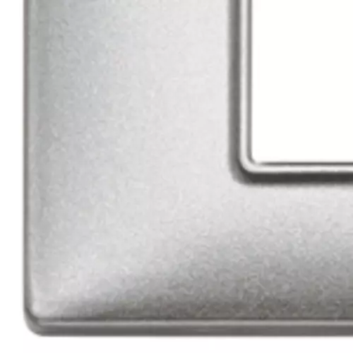 Vimar - 14643.27 - Plaque 4M (2+2) entraxe71 techno Silver