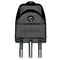 Vimar - 00201 - 2P+E 10A S11 axial plug black