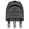 Vimar - 00202 - 2P+E 16A S17 axial plug black