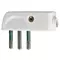 Vimar - 00206.B - Stecker 2P+E 10A SPA11 90° weiß