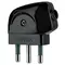 Vimar - 00212 - 2P+E 16A S17 90°-plug black