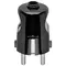 Vimar - 00230 - 2P+E 16A German axial plug black