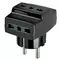 Vimar - 00324 - Adaptateur mult. S31+3P17/11 noir