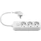 Vimar - 00493.L.B - Multi-outlet 3Schuko+switch 3m white