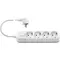 Vimar - 00494.L.B - Prise mult. 4Schuko+interr.3m blanc