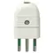 Vimar - 01021.B - 2P+E 10A axial plug white