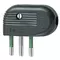 Vimar - 01041 - 2P+E 10A 90°-plug black