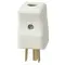 Vimar - 01096.B - 2P+E 15A USA+SASO plug white