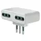 Vimar - 01161.B - Adaptateur mult. S11+4P11 blanc