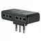 Vimar - 01165 - Adaptateur mult. S17+4P17/11 noir