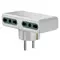 Vimar - 01166.B - Adaptateur mult. S31+4P17/11 blanc