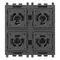 Vimar - 01480.AX - Commande domotique Flat 4 boutons 2M