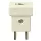 Vimar - 01617 - Polarized 2P 6A 24V axial plug ivory