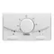 Vimar - 02900 - Termostato rotella parete batt. bianco