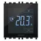 Vimar - 02950 - Touch-Thermostat 2M 120-230V schwarz