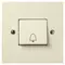 Vimar - 06240.C - 1P NO 10A push button bell symbol ivory