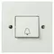 Vimar - 06240.C.B - 1P NO 10A push button bell symbol white