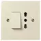 Vimar - 06690 - 1P 10AX 2-way switch+P17/11outlet ivory